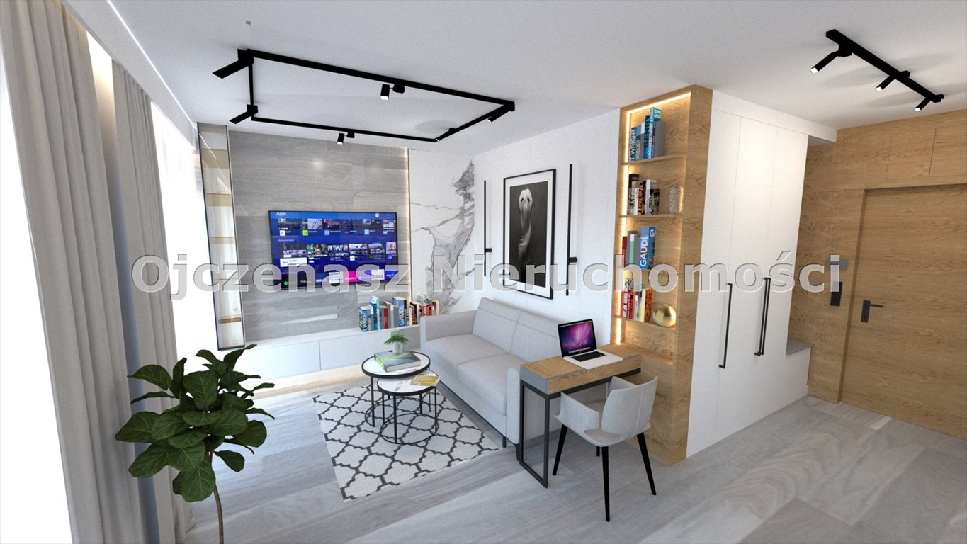 Nowoczesne 34 m² z widokiem na Brdę, pełne umeblowanie Bydgoszcz, Centrum  34m2 Foto 1