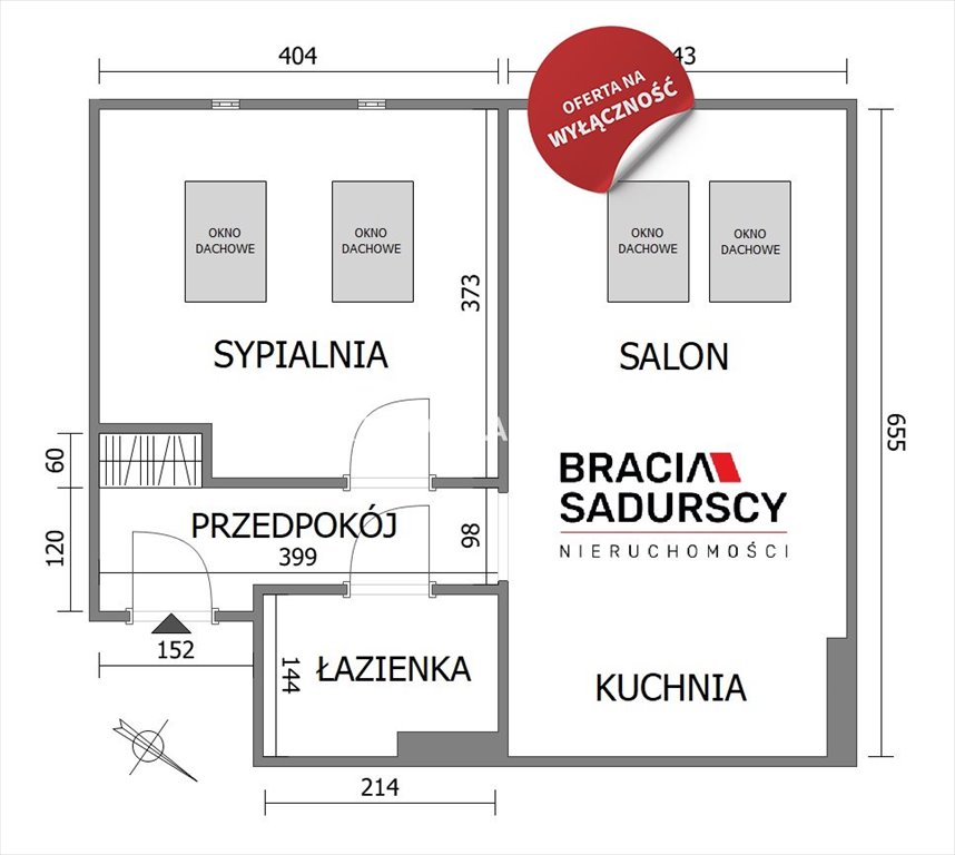 Mieszkanie dwupokojowe na sprzedaż Kraków, Stare Miasto, Kazimierz, Starowiślna  31m2 Foto 3