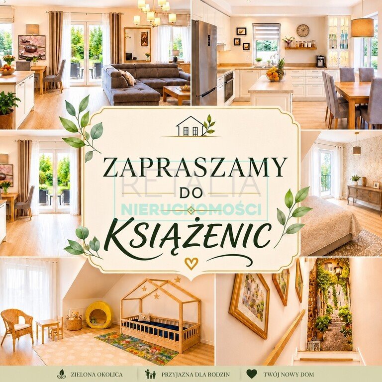 Komfortowy dom 156 m² z garażem i balkonami w Książenicach Książenice  176m2 Foto 1