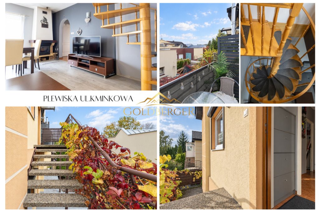 Zapraszam do mieszkania 67 m² z kominkiem i poddaszem w Plewiskach Plewiska, Kminkowa  67m2 Foto 1