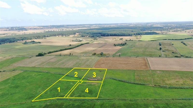 Działka rolna 3 289 m² z dojazdem gruntowym, blisko morza Krupy, Krupy  3 289m2 Foto 1