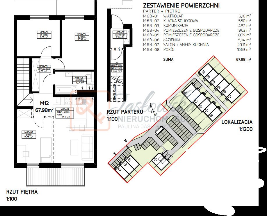 Mieszkanie czteropokojowe  na sprzedaż Rzeszów  68m2 Foto 1