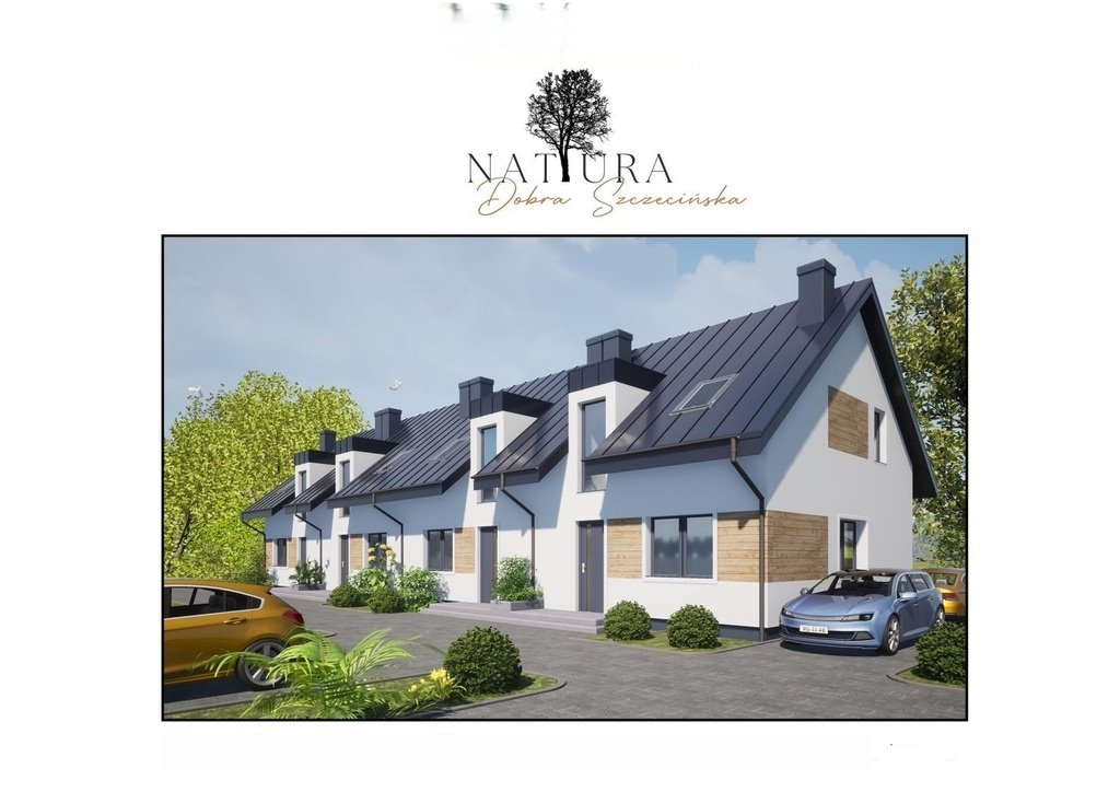 Nowoczesny dom bliźniak 92 m2 z ogródkiem i miejscami parkingowymi Dobra  92m2 Foto 1