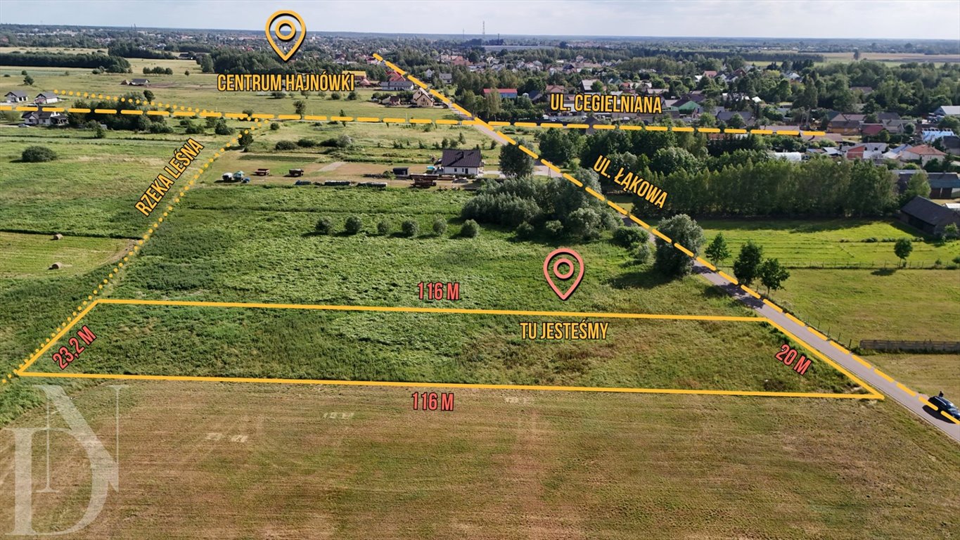 Sprzedam działkę 2414 m² w Dubinach z dostępem do mediów Dubiny  2 414m2 Foto 1