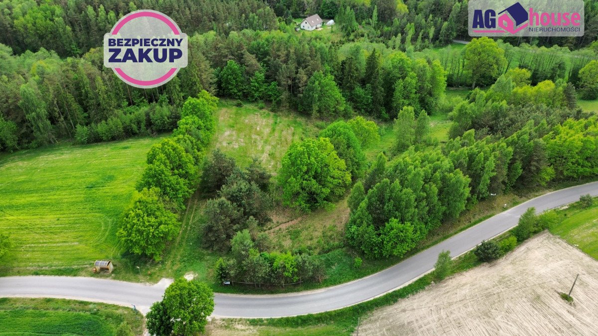 Działka 9516 m2 pod zabudowę z lasem i dostępem do mediów Kłosowo, Spacerowa  9 516m2 Foto 1