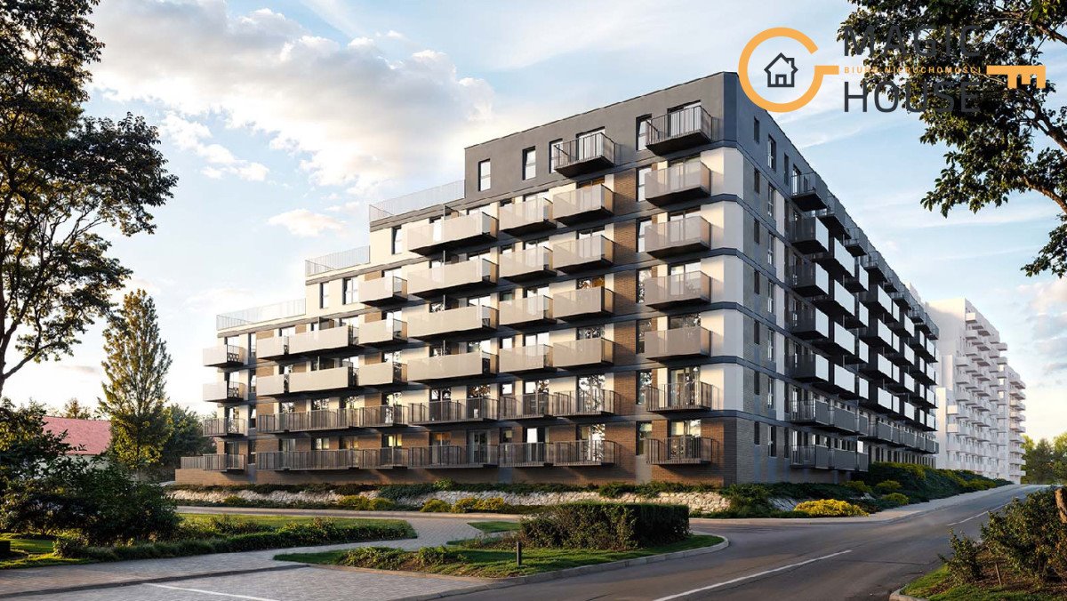 Nowoczesny 2-pokojowy apartament z balkonem (49 m²) w Gdańsku Gdańsk, Wrzeszcz, Twarda  49m2 Foto 1