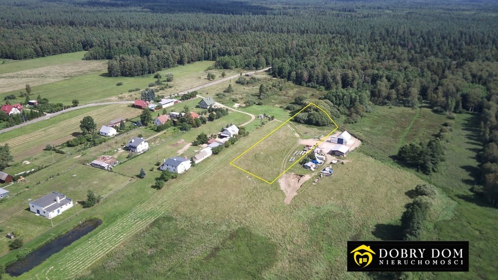 Działka rolna 4 499 m² z lasem i polami, spokój i prywatność Nowinka  4 500m2 Foto 1