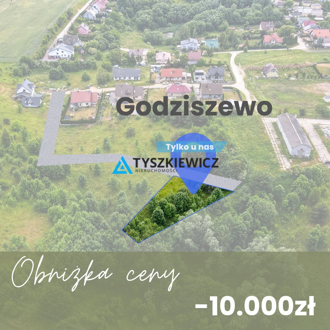 Działka budowlana na sprzedaż Godziszewo  1 266m2 Foto 1