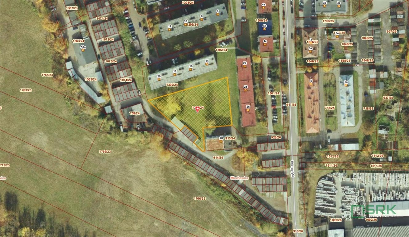 Działka pod wielorodzinną zabudowę (2355 m²) w Bytomiu Bytom, Miechowice, Energetyki  2 355m2 Foto 1
