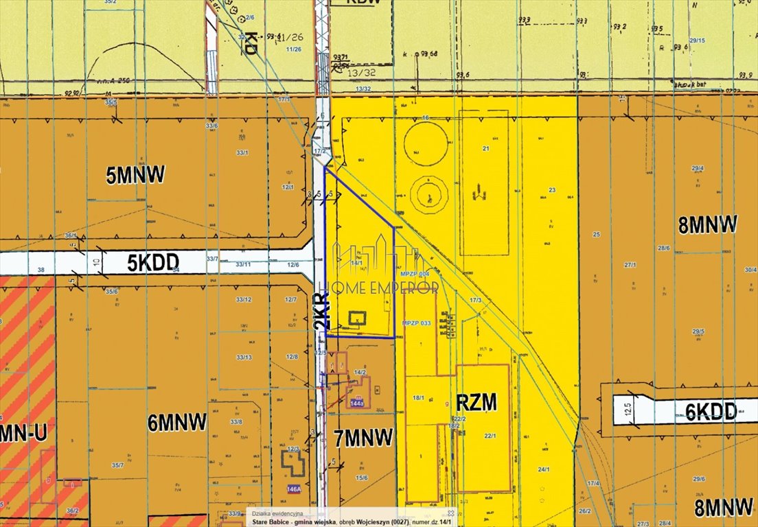 Sprzedam działkę 1666 m² pod zabudowę zagrodową w Wojcieszynie Wojcieszyn, Trakt Królewski  1 666m2 Foto 1