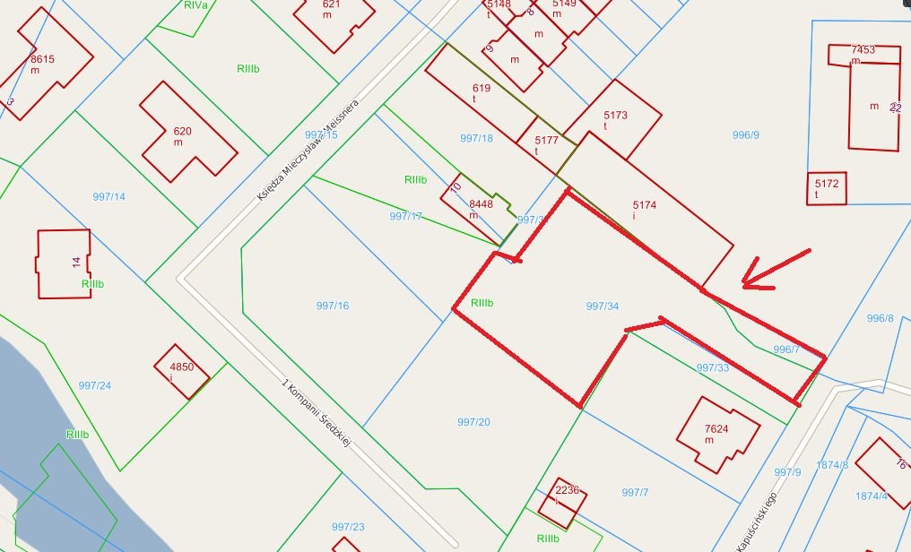 Działka budowlana na sprzedaż Środa Wielkopolska, Środa Wlkp.  1 609m2 Foto 1