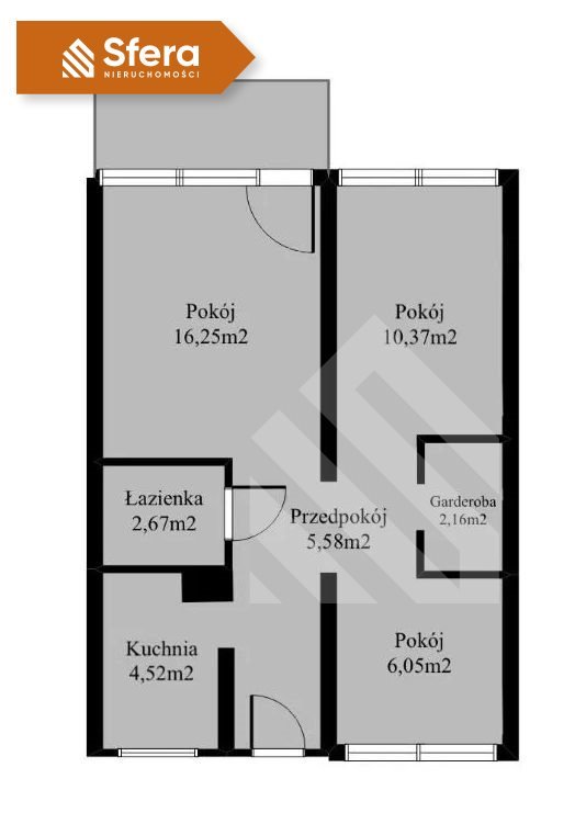 Mieszkanie trzypokojowe na sprzedaż Bydgoszcz, Bartodzieje  48m2 Foto 6