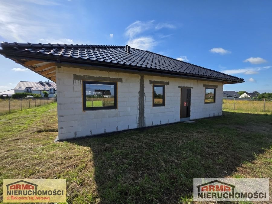 Nowy dom 106 m² w Grzędzicach - stan surowy zamknięty Grzędzice, Ogrodowa  106m2 Foto 1