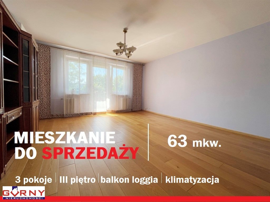 Mieszkanie trzypokojowe na sprzedaż Piotrków Trybunalski  63m2 Foto 1