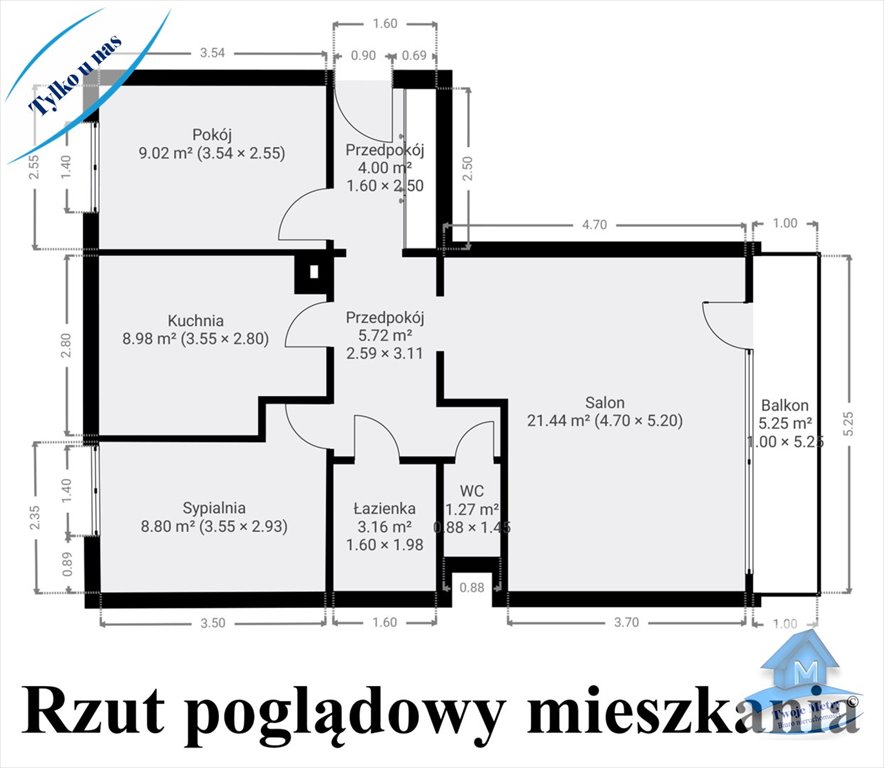 Mieszkanie trzypokojowe na sprzedaż Włocławek, Kazimierza Wielkiego  64m2 Foto 20