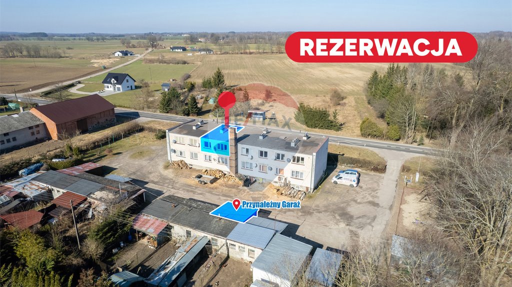 Mieszkanie dwupokojowe na sprzedaż Chociwle  55m2 Foto 1