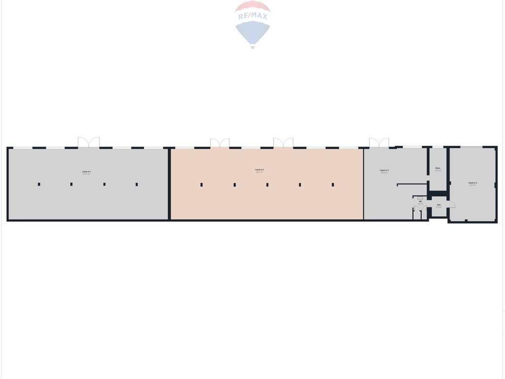 Lokal użytkowy na wynajem Nowy Targ, Składowa  263m2 Foto 1
