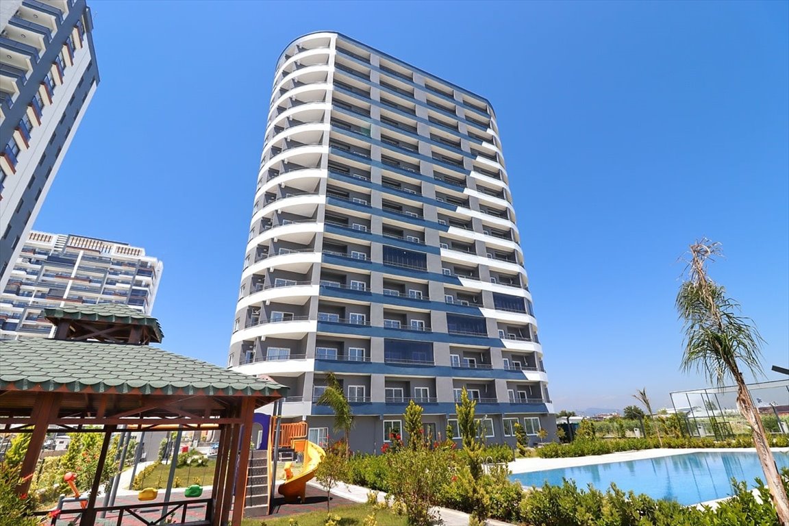 Nowoczesne 1 pokój z widokiem na morze i miasto Turcja, Tömük, Tömük, Erdemli, Mersin  60m2 Foto 1
