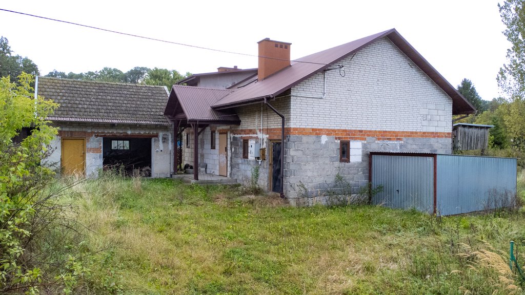 Dom w stanie surowym z dużą działką i pełnym uzbrojeniem Łopuszka Mała  90m2 Foto 1