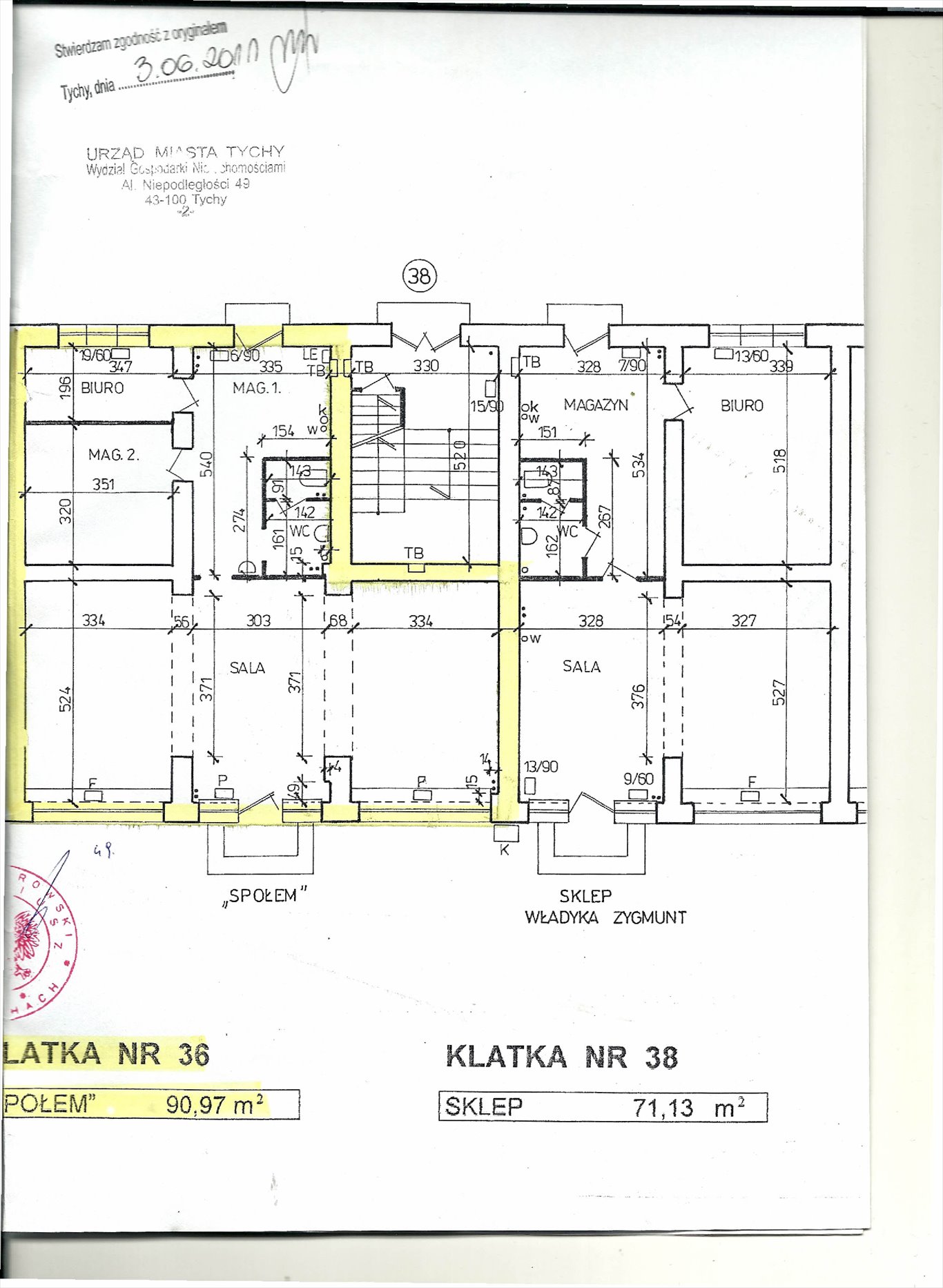 Lokal użytkowy na sprzedaż Tychy, Niepodległości 36  91m2 Foto 8