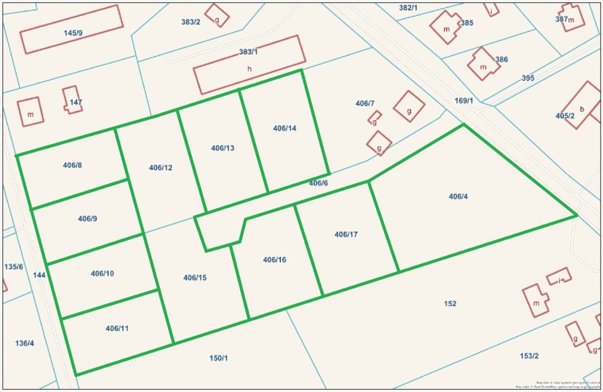 Sprzedam działkę budowlaną 1128 m² z mediami w Rychnowie Wielkim Wielkie Rychnowo  1 128m2 Foto 1