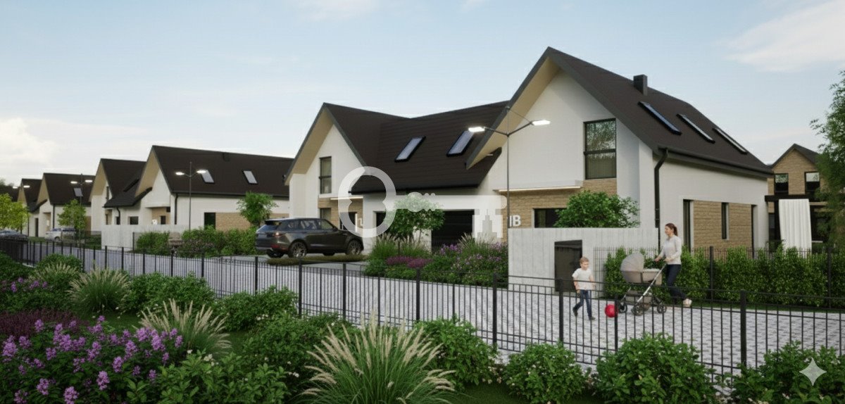 Nowoczesny dom z ogrodem, garaż, 3 sypialnie, 132 m² Oleśnica, Bursztynowa  132m2 Foto 1