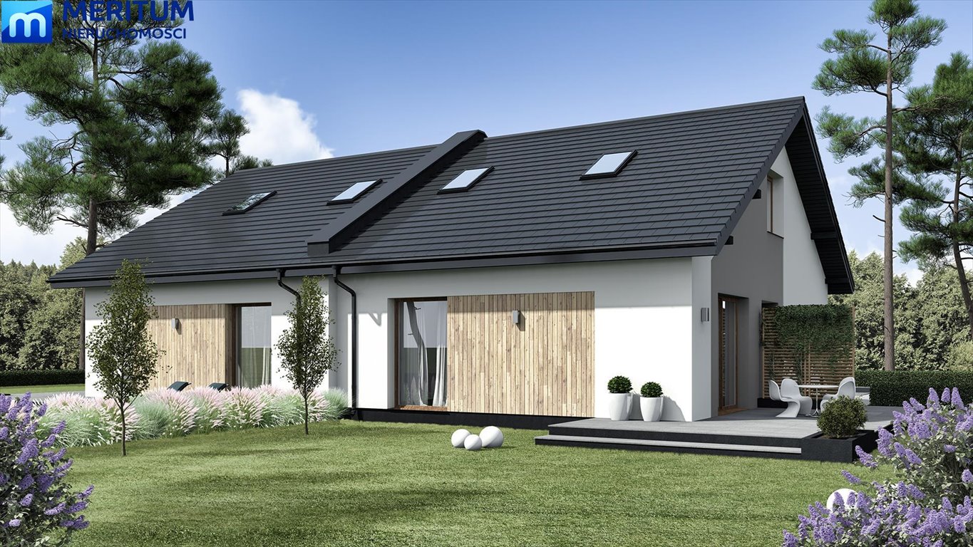 Nowy bliźniak 125 m2 z dużą działką i poddaszem do aranżacji Osowiec  125m2 Foto 1