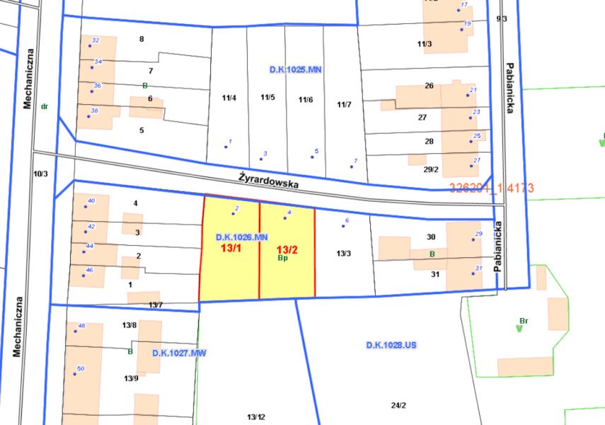 Sprzedam działkę 614 m² pod zabudowę mieszkaniową w Szczecinie Szczecin, Żyrardowska  614m2 Foto 1