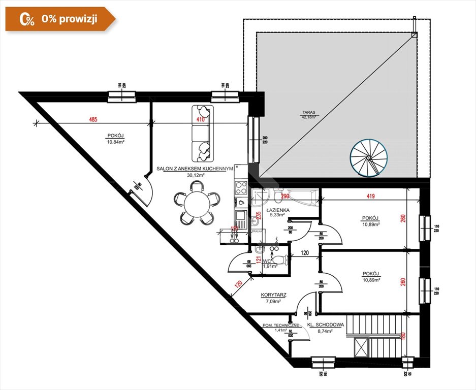 Mieszkanie czteropokojowe  na sprzedaż Bydgoszcz, Fordon, Eskulapa  90m2 Foto 7