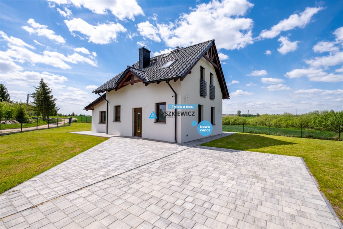 Nowoczesny dom z dużym ogrodem i stawem w Wilczym Błocie Wilcze Błota  142m2 Foto 1