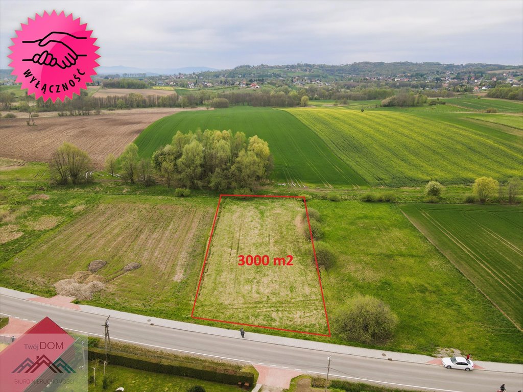 Duża działka budowlana 3000 m2 z mediami, blisko Krakowa Szczygłów  3 000m2 Foto 1