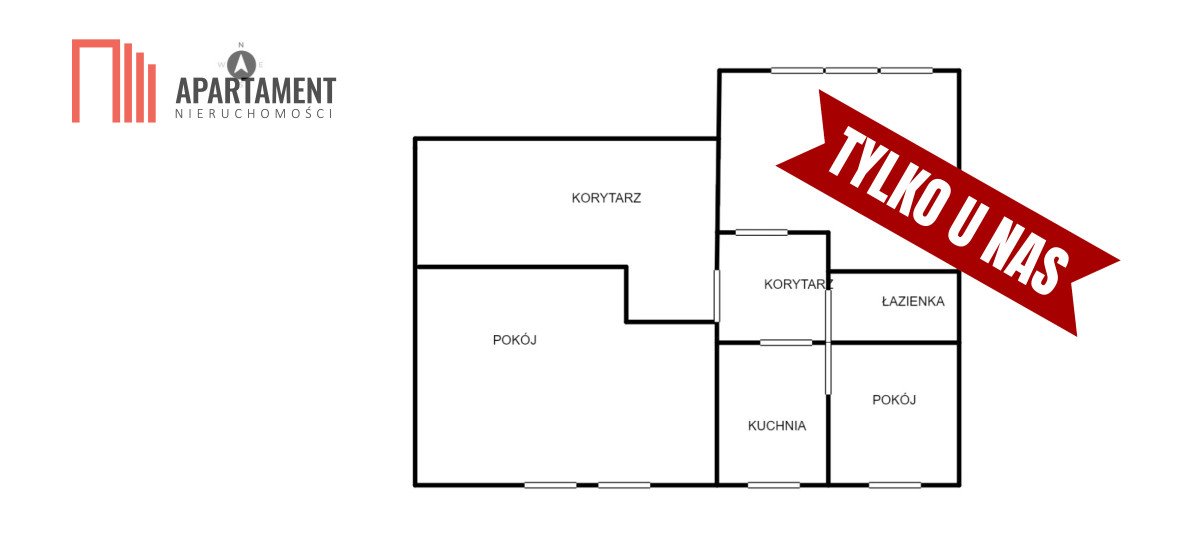 Mieszkanie trzypokojowe na sprzedaż Nakło nad Notecią  57m2 Foto 11