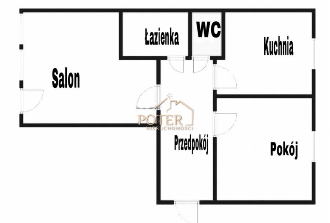 Mieszkanie dwupokojowe na sprzedaż Wrocław, Fabryczna, Popowice, Zajęcza  42m2 Foto 8