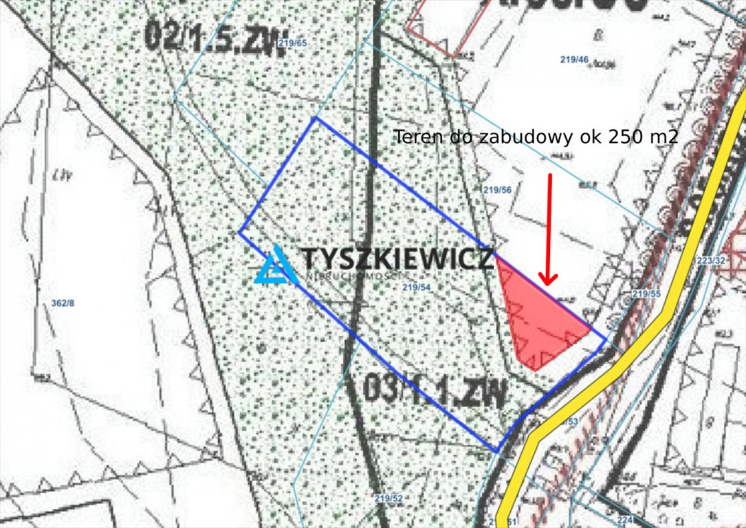 Działka usługowa 3925 m2 z wodą i prądem w Domachowie Domachowo  3 925m2 Foto 1