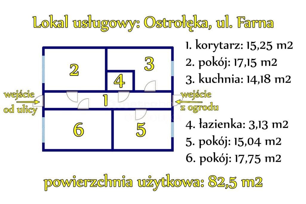 Lokal użytkowy na wynajem Ostrołęka, Farna  83m2 Foto 10