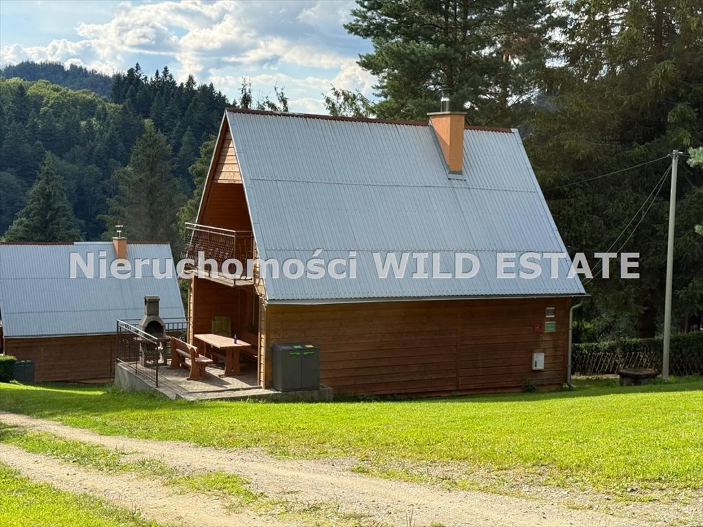 Zapraszam do obejrzenia kompleksu 3 domów rekreacyjnych z ogrodem i tarasami Bystre  180m2 Foto 1