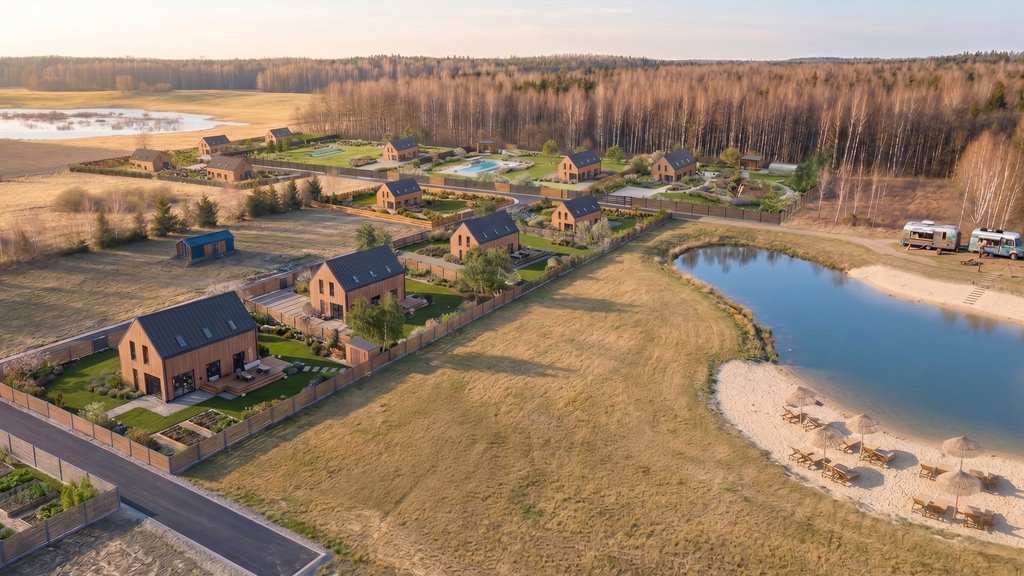 Działka 2500 m² z widokiem na jezioro i las Blanki  2 500m2 Foto 1