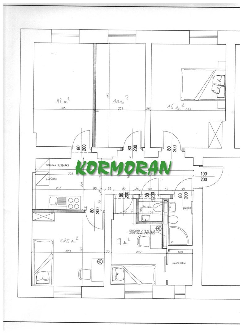 Przestronne 5-pokojowe mieszkanie w centrum Opola, gotowe pod wynajem Opole, Centrum  75m2 Foto 1