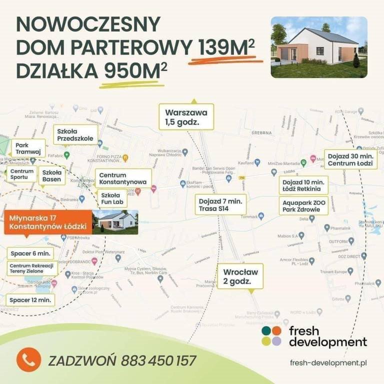 Dom na sprzedaż Konstantynów Łódzki, Młynarska  140m2 Foto 4