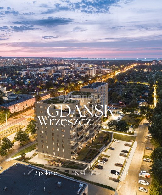 Mieszkanie dwupokojowe na sprzedaż Gdańsk, Wrzeszcz, Aleja Gen. Józefa Hallera  49m2 Foto 1