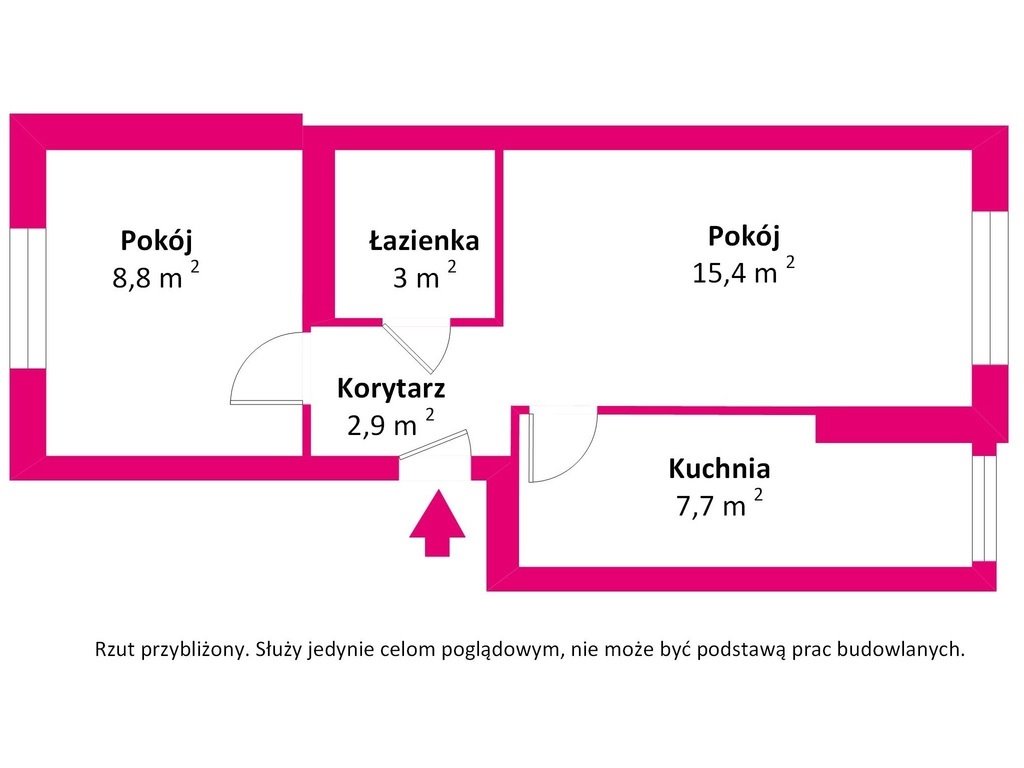 Mieszkanie dwupokojowe na sprzedaż Ełk, gen. Władysława Sikorskiego  38m2 Foto 13