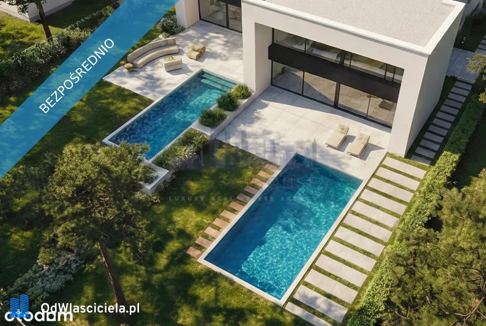 Zapraszam do luksusowego domu 224 m² w Radości z basenem Warszawa, Radość  222m2 Foto 1
