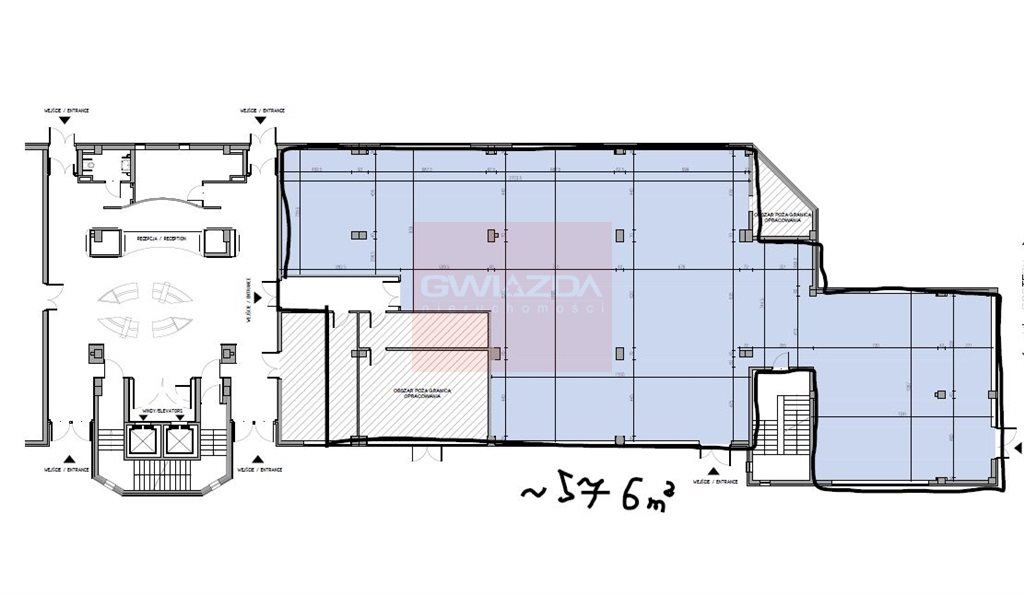 Lokal użytkowy na wynajem Warszawa, Mokotów  576m2 Foto 1