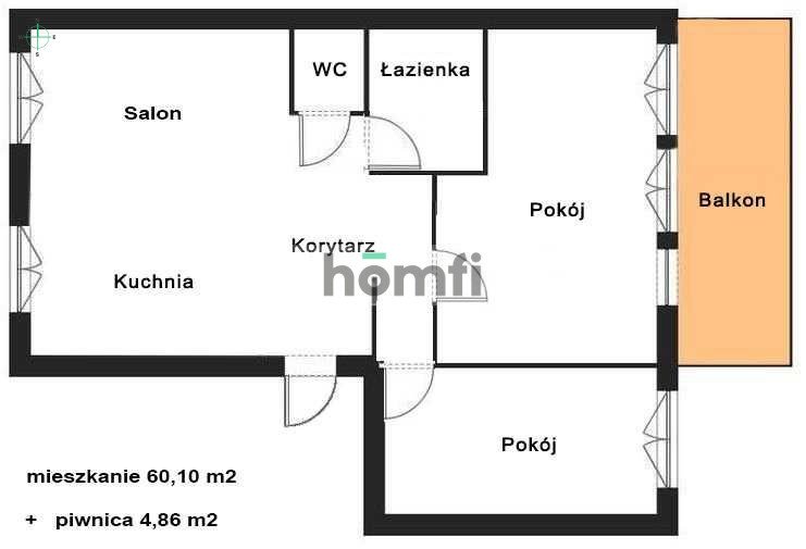 Mieszkanie trzypokojowe na sprzedaż Lublin, Czuby Południowe, Szmaragdowa  60m2 Foto 12