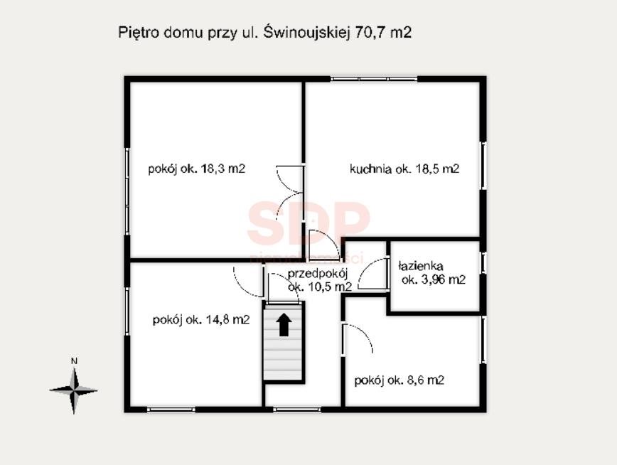 Mieszkanie trzypokojowe na sprzedaż Wrocław, Fabryczna, Kuźniki, Świnoujska  116m2 Foto 4