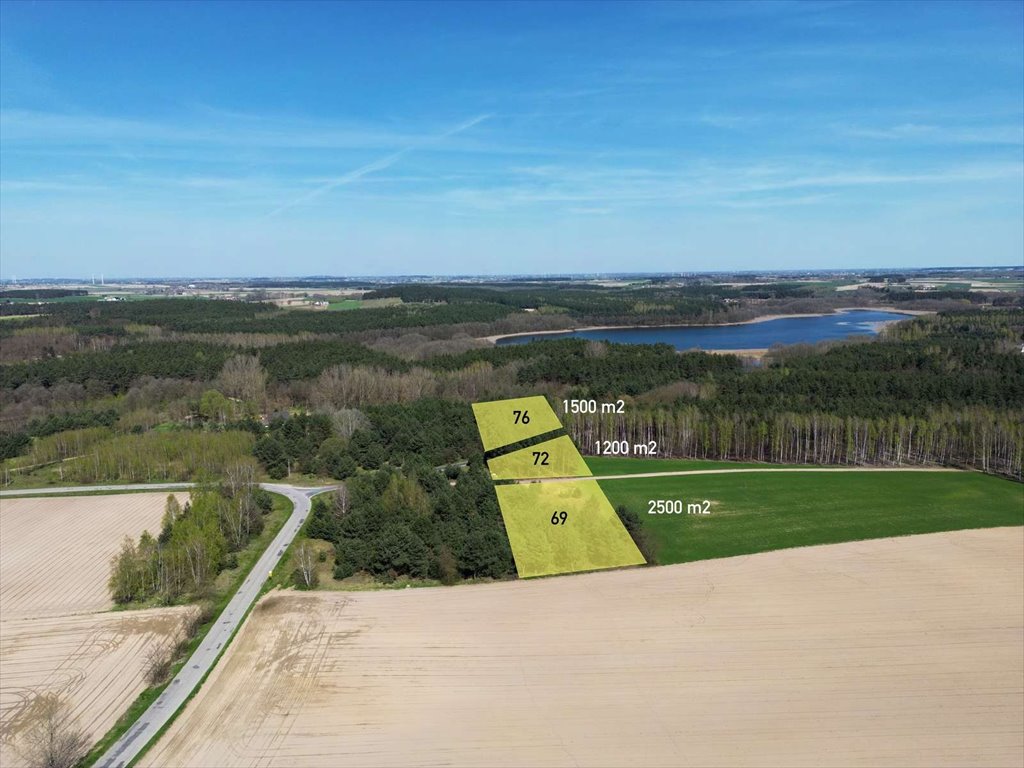 Działka 1200 m² z warunkami zabudowy i dostępem do jezior - polecam! Wymysłowo  1 200m2 Foto 1