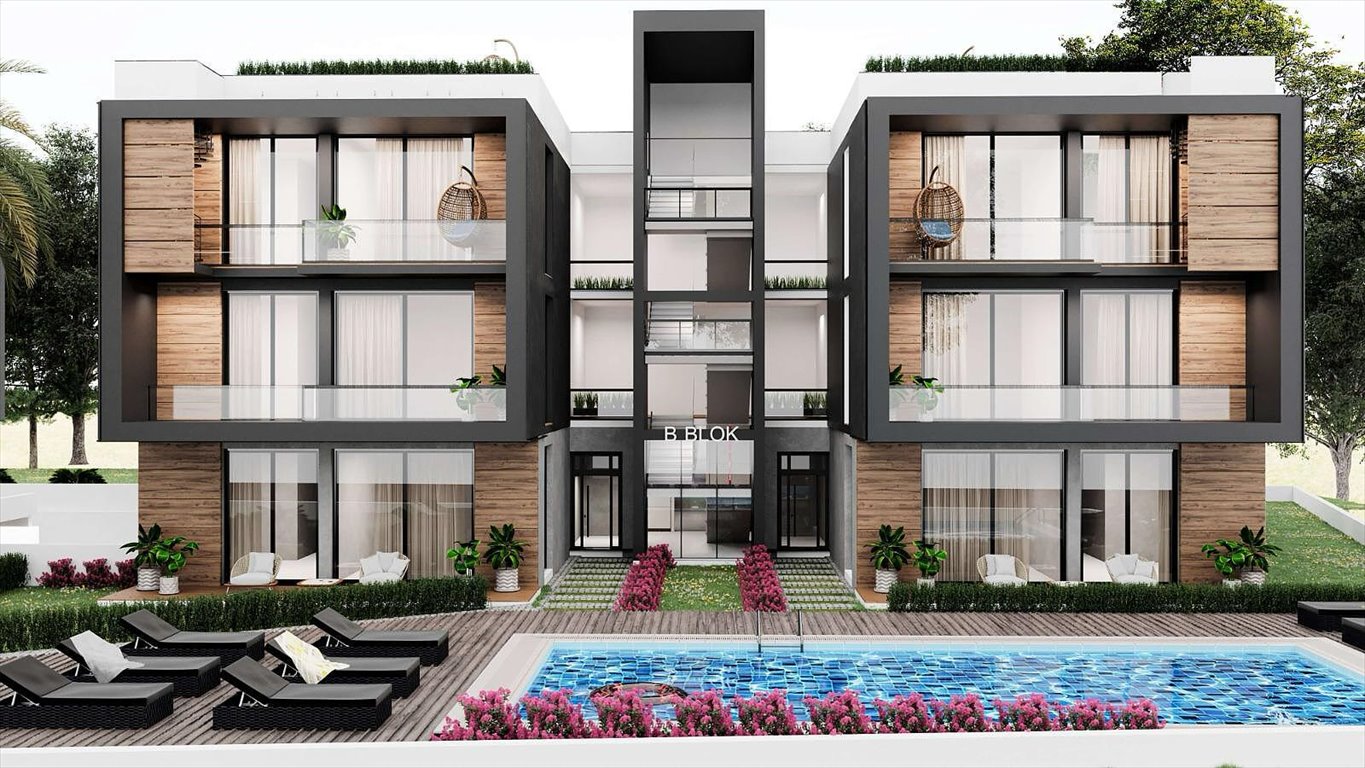 Nowoczesny apartament z widokiem na morze i basen Cypr, Alsancak, Alsancak, Girne, Cypr Północny  80m2 Foto 1
