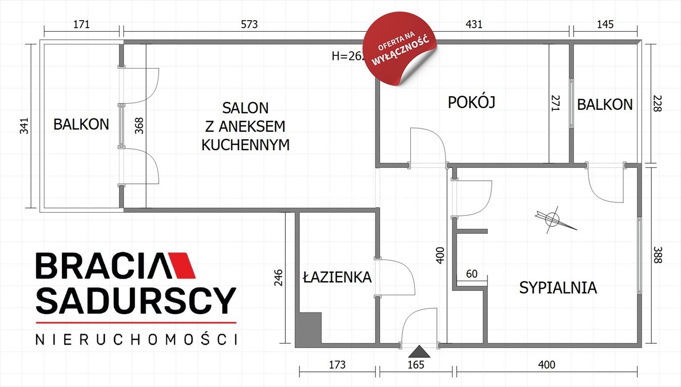 Mieszkanie trzypokojowe na sprzedaż Kraków, Podgórze, Płaszów, Przewóz  60m2 Foto 2