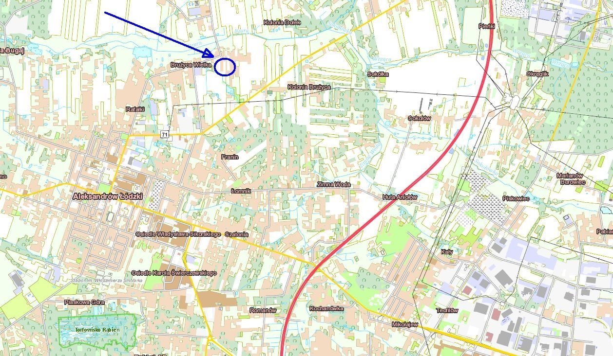 Działka budowlana na sprzedaż Aleksandrów Łódzki  1 284m2 Foto 7