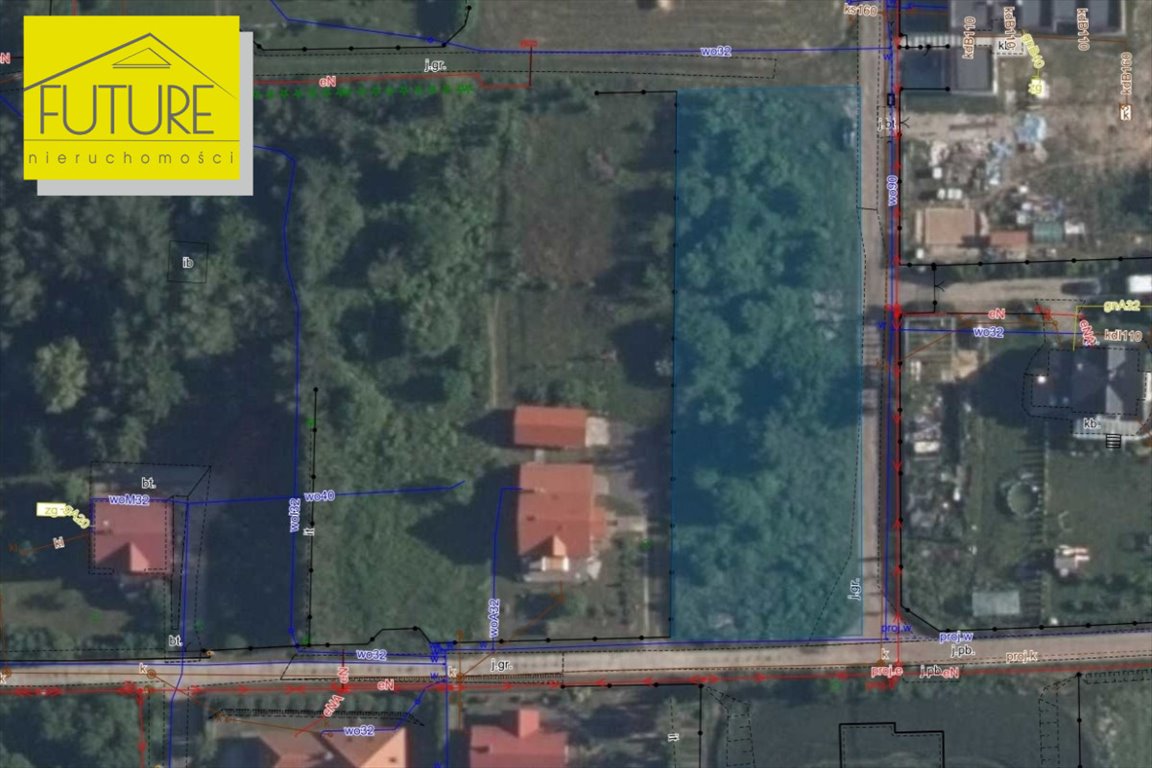 Działka 2000 m2 z mediami, szybki dojazd do Elbląga Pilona  2 000m2 Foto 1